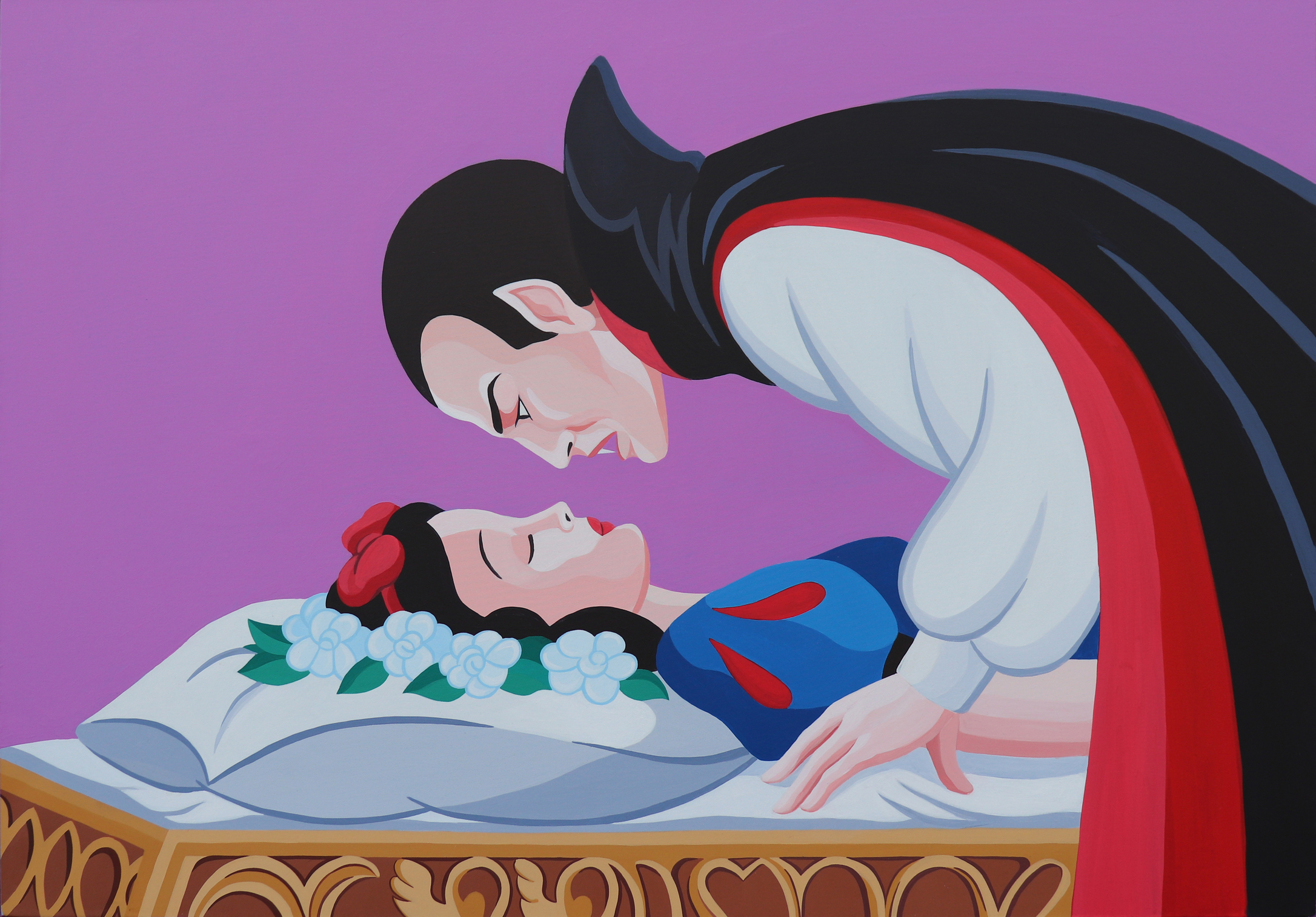 20-Eros e Thanatos, 2022, acrilico su tela, cm 70x100