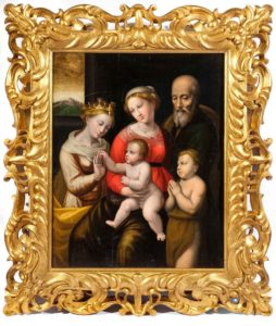 Innocenzo-Francucci-detto-Innocenzo-da-Imola - -Sposalizio-mistico-di-Santa-Caterina