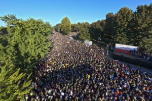 Firenze, corsa podistica Corri la Vita per le vie della città, nella foto la partenza alle Cascine 2024 09 29 © Niccolò Cambi/Massimo Sestini