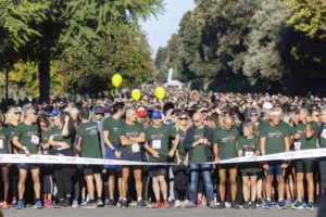 Firenze, corsa podistica Corri la Vita per le vie della città, nella foto la partenza alle Cascine 2024 09 29 © Niccolò Cambi/Massimo Sestini