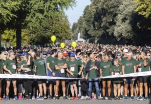 Firenze, corsa podistica Corri la Vita per le vie della città, nella foto la partenza alle Cascine 2024 09 29 © Niccolò Cambi/Massimo Sestini