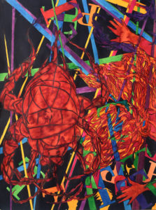 Paolo Tesi_Espansione (particolare trittico)_Inchiostro su carta_2025