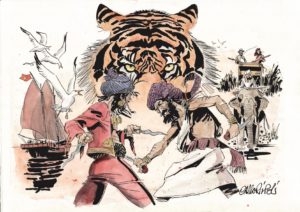 _1 Carlo Rispoli_Le Due Tigri dal romanzo di Emilio Salgari_©Carlo Rispoli e Segni d_'Autore20rightsreserved